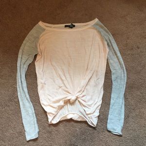 Pink and grey sweater